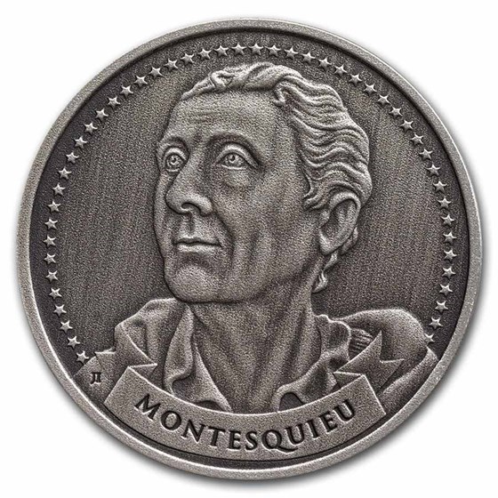 1 oz Silver - Founders: Montesquieu| Separation of Power (Signed)