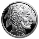 1 oz Silver High Relief Round - Buffalo