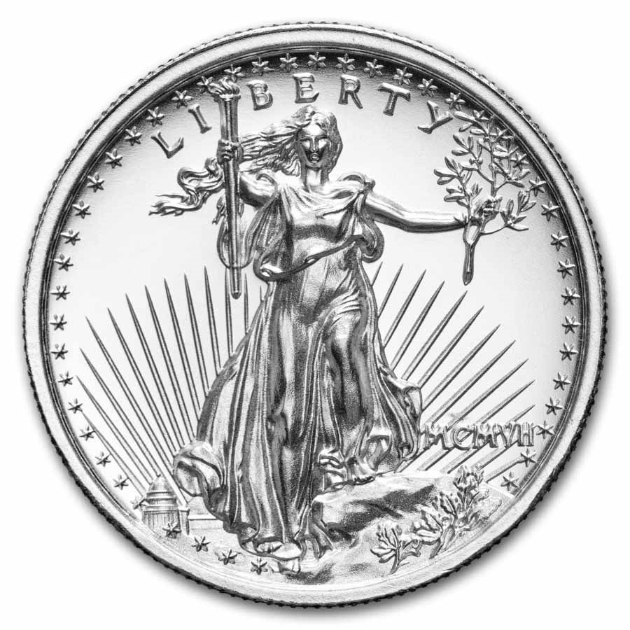 1 oz Silver High Relief Round - Saint-Gaudens
