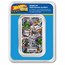1 oz Silver Hot Wheels™ Monster Truck Mega Wrex Colorized Bar