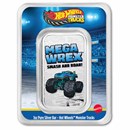 1 oz Silver Hot Wheels™ Monster Truck Mega Wrex Colorized Bar