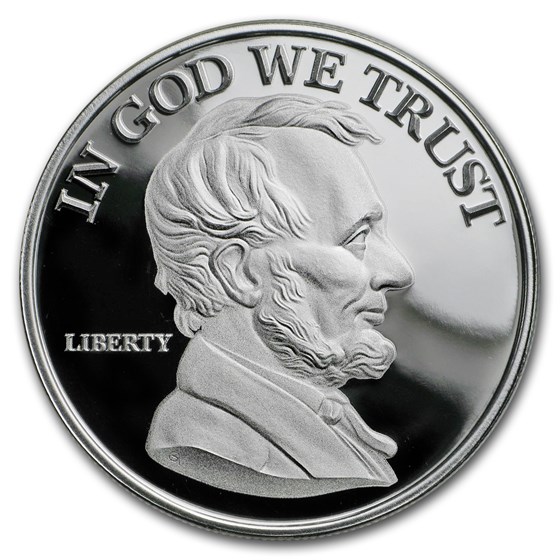 1 oz Silver HR Proof Round - Presidential Tribute Series: Lincoln 1 oz Silver HR Proof Round - Presidential Tribute Series: Lincoln