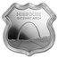1 oz Silver - Icons of Route 66 Shield (Missouri Gateway Arch)
