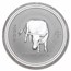 1 oz Silver Lunar Coin Series I (Abrasions)