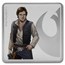 1 oz Silver Medallion - Star Wars Allies: Han Solo & Chewbacca