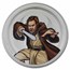 1 oz Silver Medallion - Star Wars: Obi-Wan Kenobi vs Anakin Sky