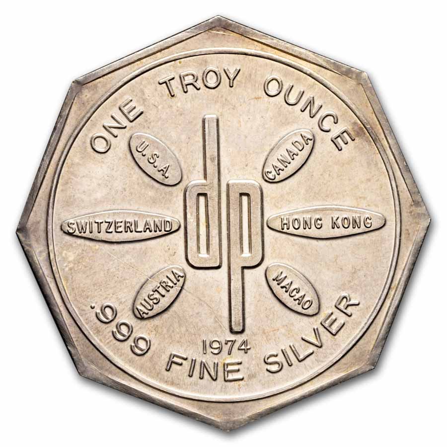 Buy 1 oz Silver Octagon - Deak-Perera | APMEX