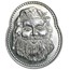 1 oz Silver Oval - Santa Claus (Christmas)