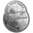 1 oz Silver Oval - Santa Claus (Christmas)