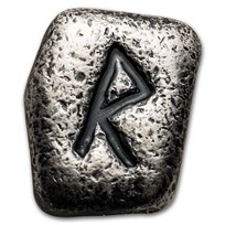 1 oz Silver Piece - Germania Mint Fluorescent Rune: Raido