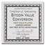 1 oz Silver Proof Gold Gilded Round - Bitcoin | QR Code