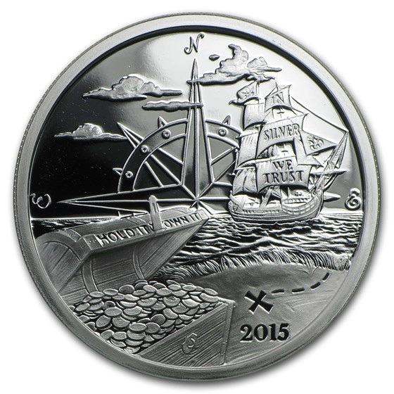1 oz Silver Proof Round - 2015 Finding Silverbug Island 1 oz Silver Proof Round - 2015 Finding Silverbug Island
