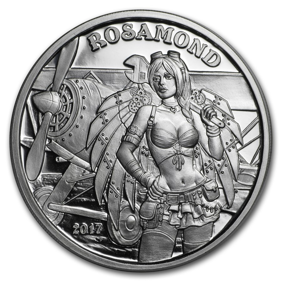 1 oz Silver Proof Round - Angels & Demons Series (Rosamond)
