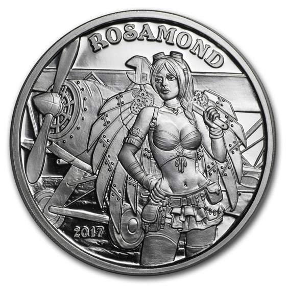 1 oz Silver Proof Round - Angels & Demons Series (Rosamond) 1 oz Silver Proof Round - Angels & Demons Series (Rosamond)