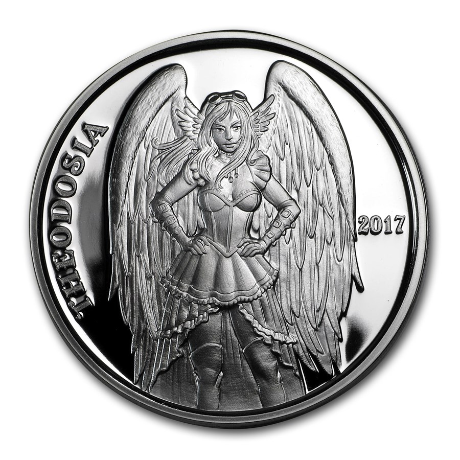 1 oz Silver Proof Round - Angels & Demons Series (Theodosia)