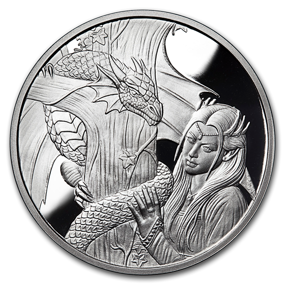 1 oz Silver Proof Round - Anne Stokes Dragons: Kindred Spirits 1 oz Silver Proof Round - Anne Stokes Dragons: Kindred Spirits