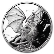 Buy 1 oz Silver Proof Round - Anne Stokes Dragons: Noble Dragon 
