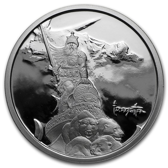 1 oz Silver Proof Round - Frank Frazetta (Silver Warrior)