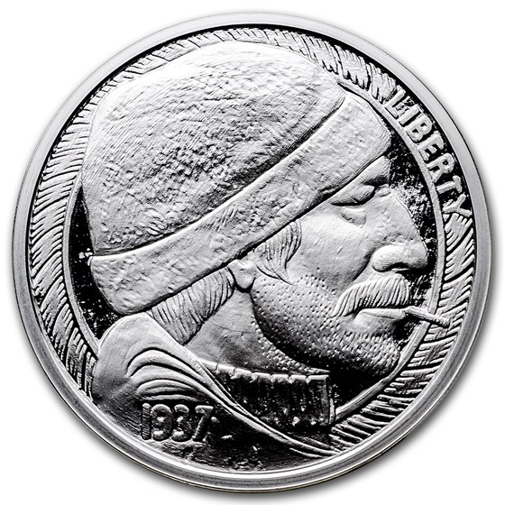 1 oz Silver Proof Round - Hobo Nickel Replica (The Fisherman) 1 oz Silver Proof Round - Hobo Nickel Replica (The Fisherman)