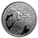 1 oz Silver Proof Round - Mucha Series (Dance)