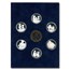 1 oz Silver Proof Round - Pinocchio 50th Anniv (6-Piece Set)