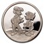 1 oz Silver Proof Round - Pinocchio 50th Anniv (6-Piece Set)