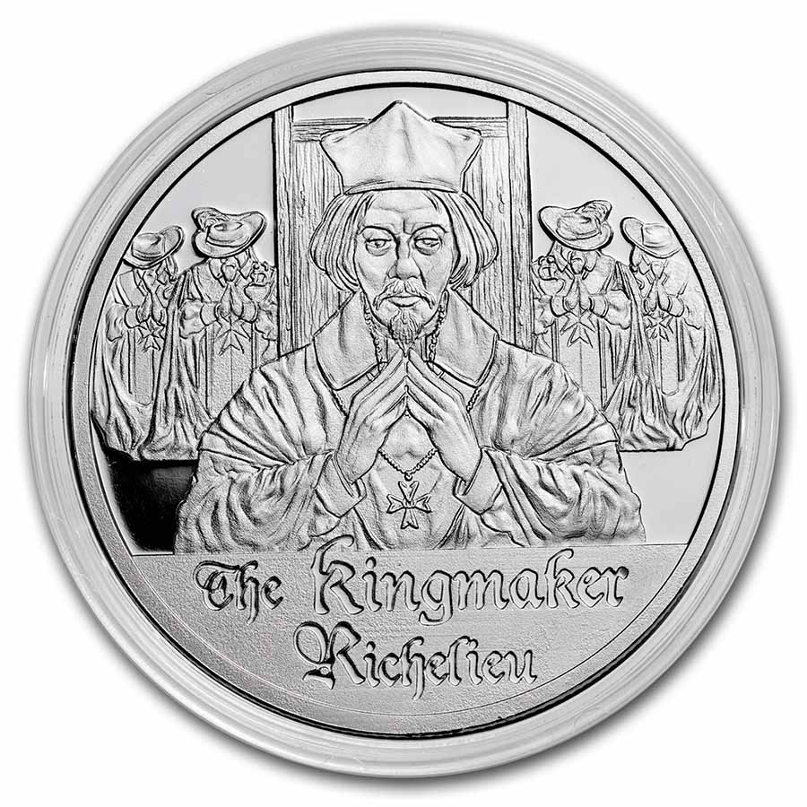 APMEX - 1 oz Silver Proof Round - Three Musketeers - Cardinal Richelieu