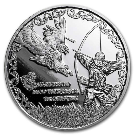 Buy 1 oz Silver Proof Round - Viking Proverbs Series: Eagle's Claws | APMEX