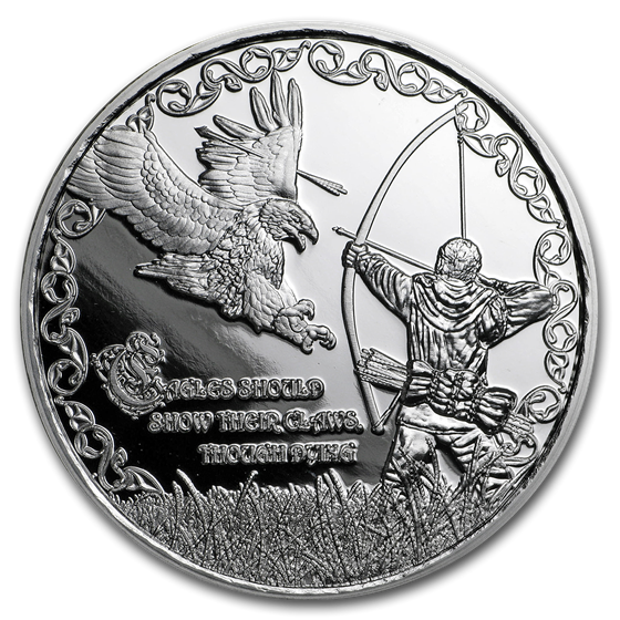 1 oz Silver Proof Round - Viking Proverbs Series: Eagle's Claws 1 oz Silver Proof Round - Viking Proverbs Series: Eagle's Claws