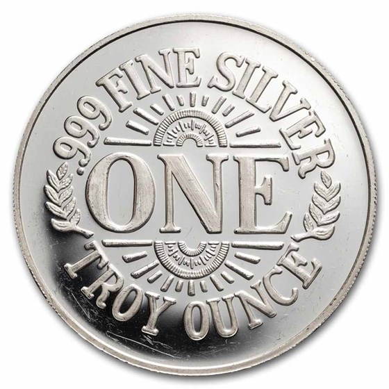 1 oz Silver Round - 1980 Sunshine Mining (Vintage)
