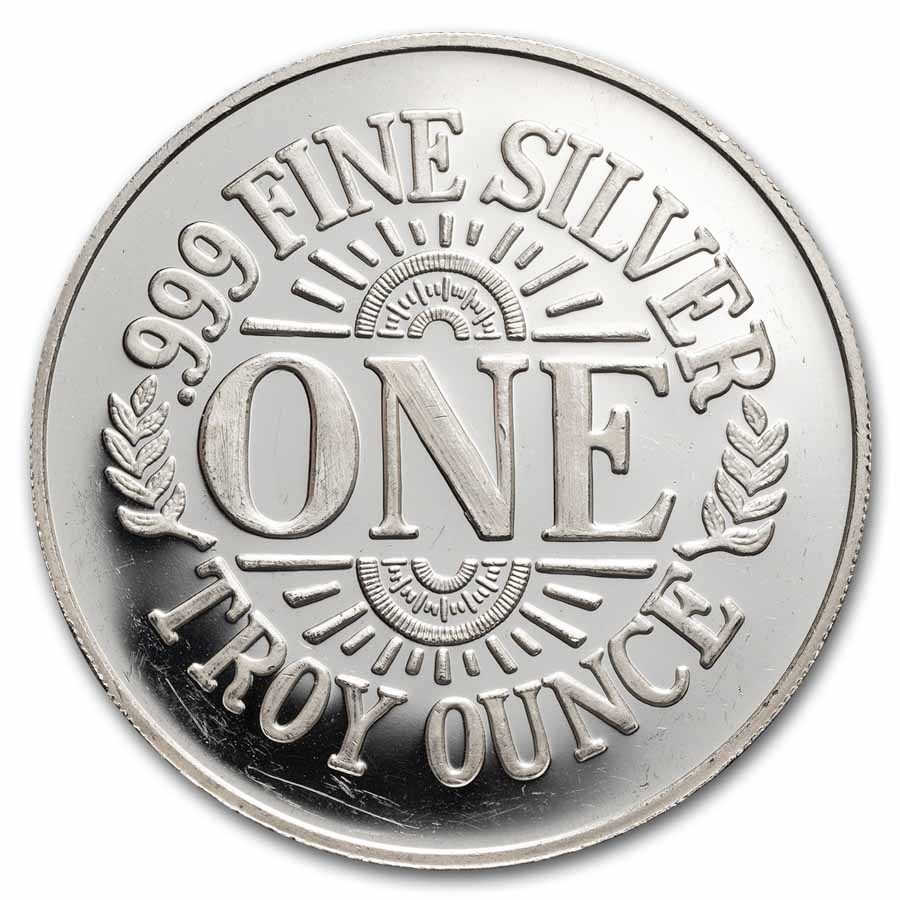 1 oz Silver Round - 1980 Sunshine Mining (Vintage)