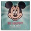 1 oz Silver Round - 1989 Disney Be Happy (Rarities, 1st Ed.)