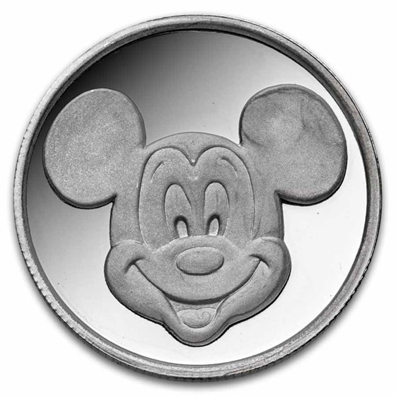 1 oz Silver Round - 1989 Disney Be Happy (Rarities, 1st Ed.)