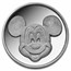 1 oz Silver Round - 1989 Disney Be Happy (Rarities, 1st Ed.)