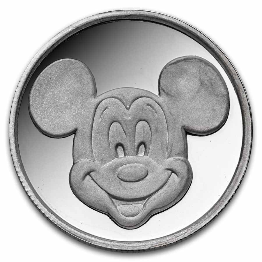 1 oz Silver Round - 1989 Disney Be Happy (Rarities, 1st Ed.)