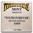 1 oz Silver Round - 1989 Disney Yours Forever (Rarities, 2nd Ed.)