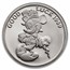 1 oz Silver Round - 1989 Mickey's Luck (Rarities Mint)