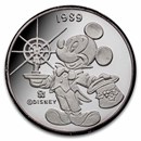 1 oz Silver Round - 1990 Mickey's Holiday Treasures (Rarities)