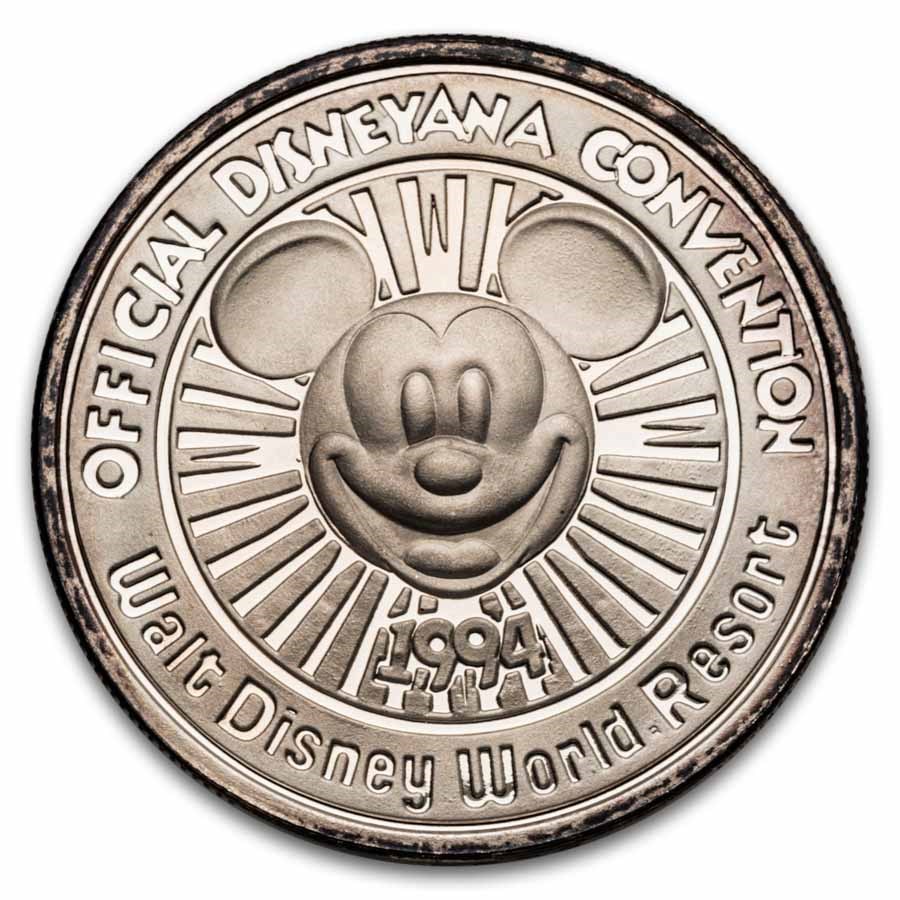 1 oz Silver Round - 1994 Walt Disney World Resort