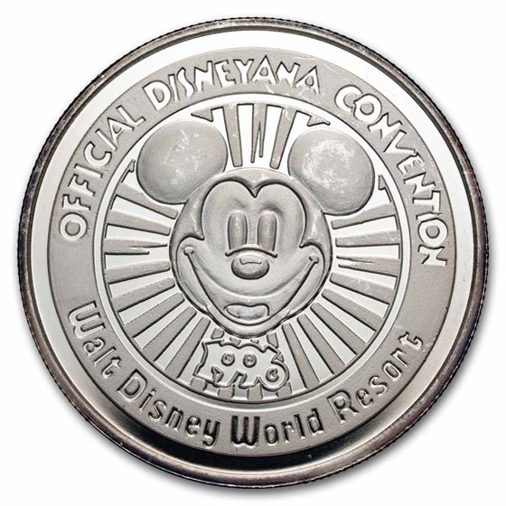 1 oz Silver Round - 1996 Walt Disney World Resort