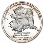 1 oz Silver Round - 2000 Alaska Silver (Cassiterite)