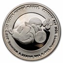 1 oz Silver Round - 2003 Minnie Mouse 75th Ann (Box & COA)