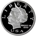 1 oz Silver Round - 2005 Liberty Dollar (Norfed $10)