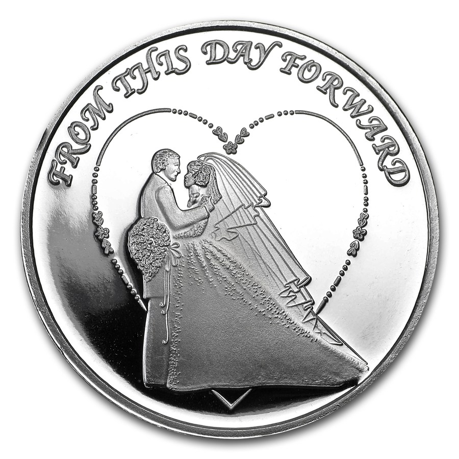 Buy 1 oz Silver Round - 2017 Wedding | APMEX