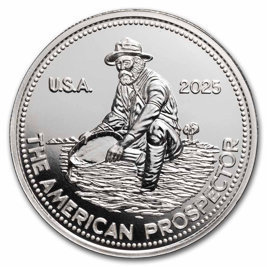 1 oz Silver Round - 2025 Revived Engelhard Prospector | eBay
