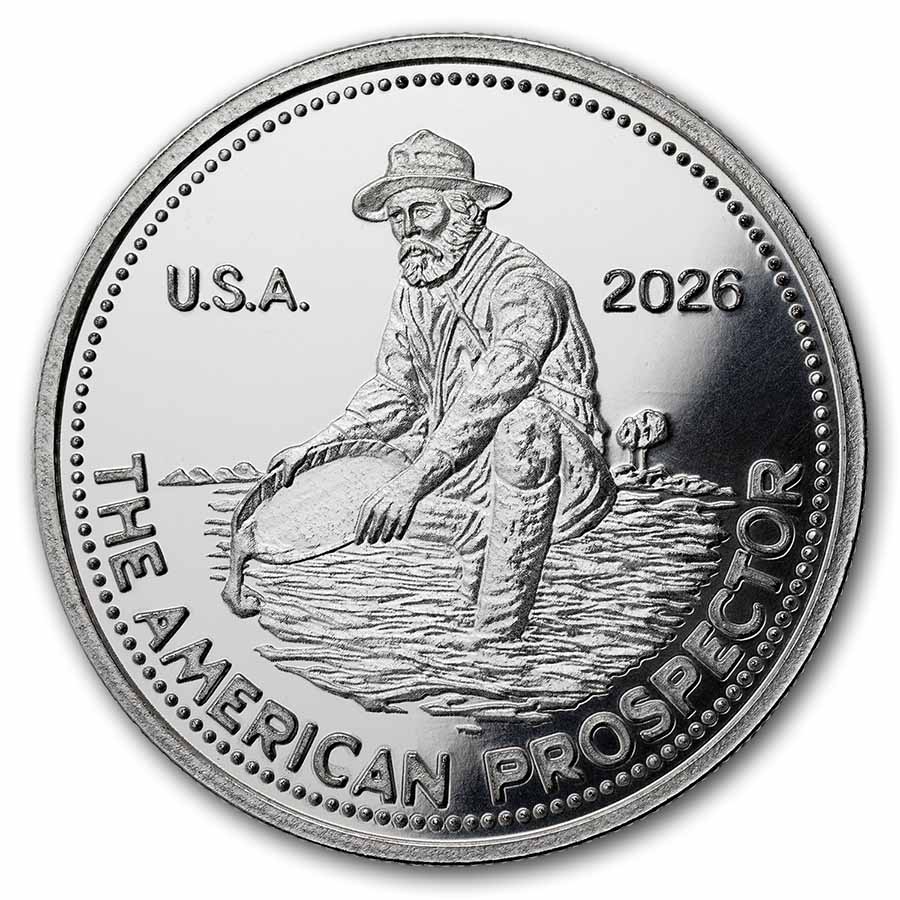 Buy 2026 1 oz Silver Revived Engelhard Prospector Round | APMEX