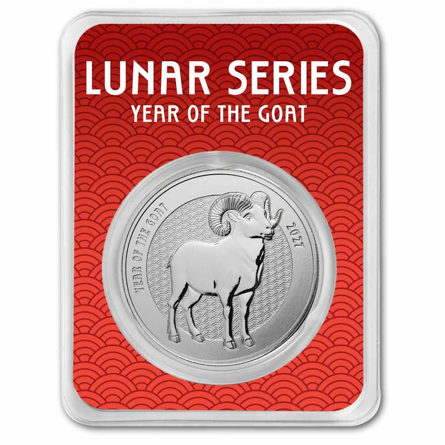 1 oz Silver Round - 2027 APMEX Year of the Goat (TEP, Series 2)