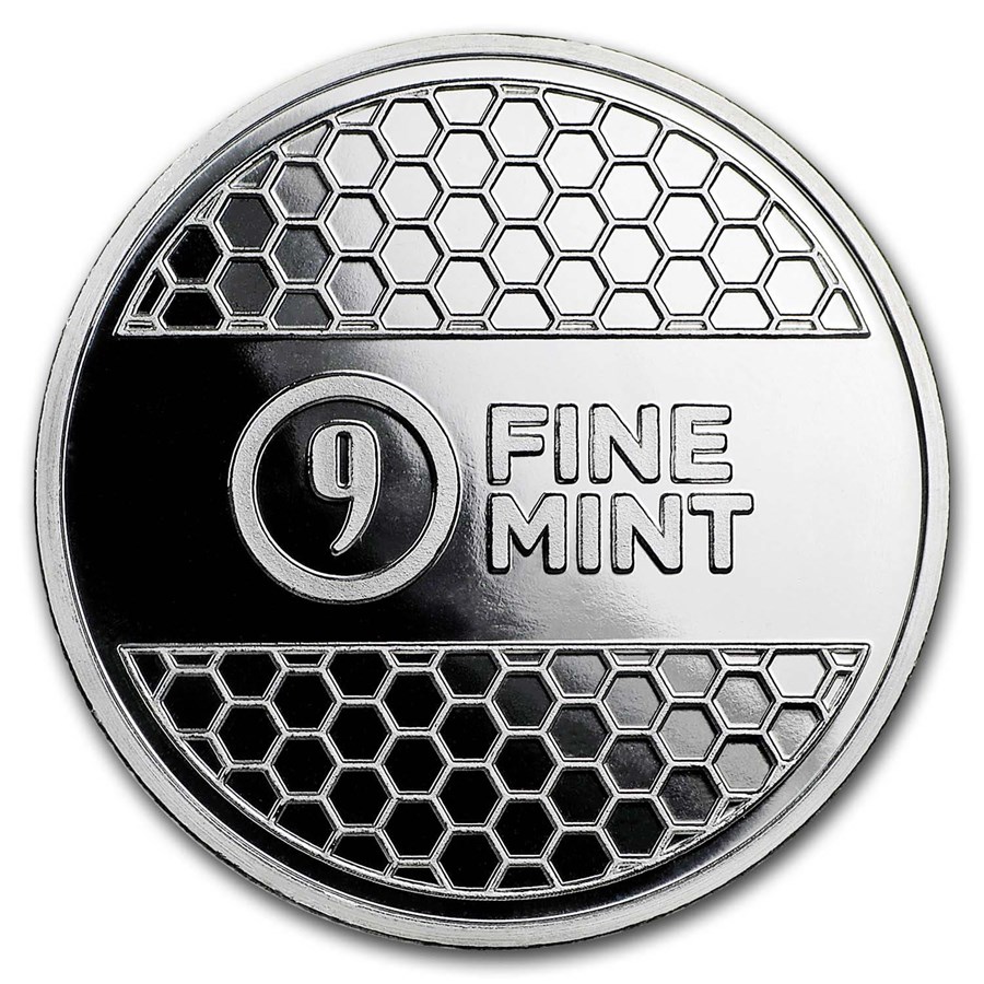 1 oz Silver Round - 9Fine Mint (Beehive)