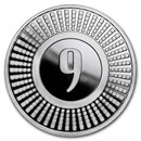 1 oz Silver Round - 9Fine Mint (Radial)