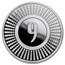 1 oz Silver Round - 9Fine Mint (Radial)